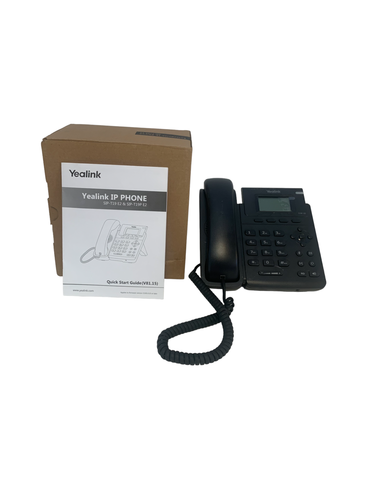 Yealink T19P E2 VoIP Phone With Line, PoE Support, Dual, 59% OFF